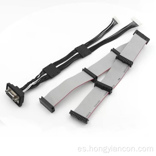 Cable de ensamblaje flexible del conector de enchufe de IDC